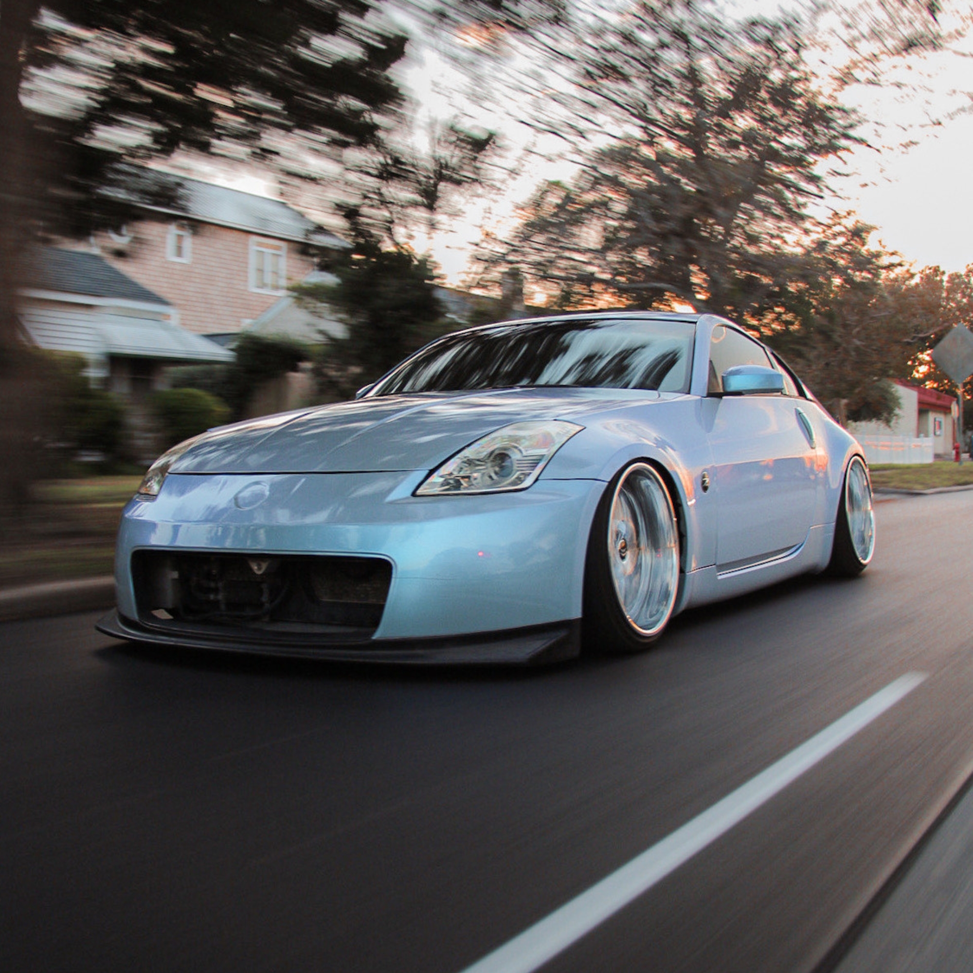 Vehicle application of Space Candy Gray to Blue