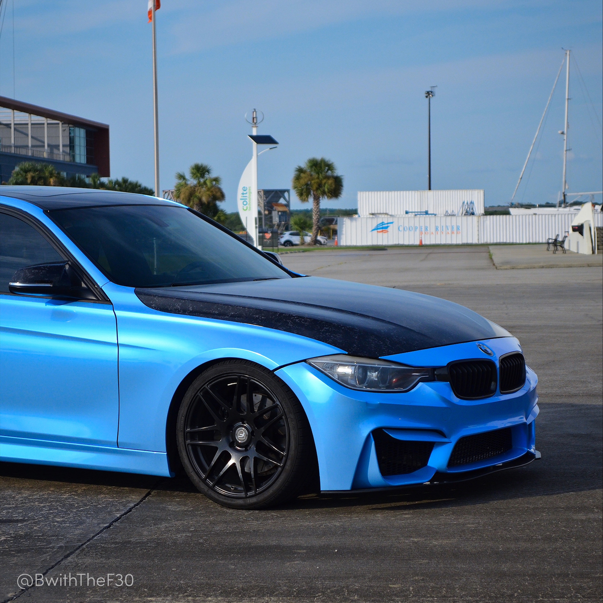 Vehicle application of Space Candy Baby Blue