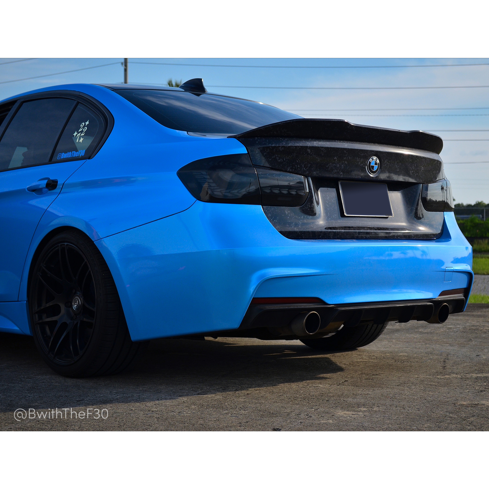 Vehicle application of Space Candy Baby Blue