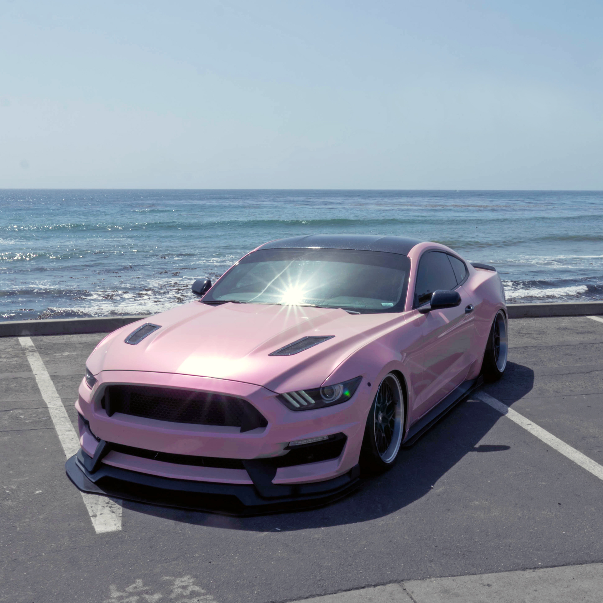 Vehicle application of Space Candy Pink to Purple