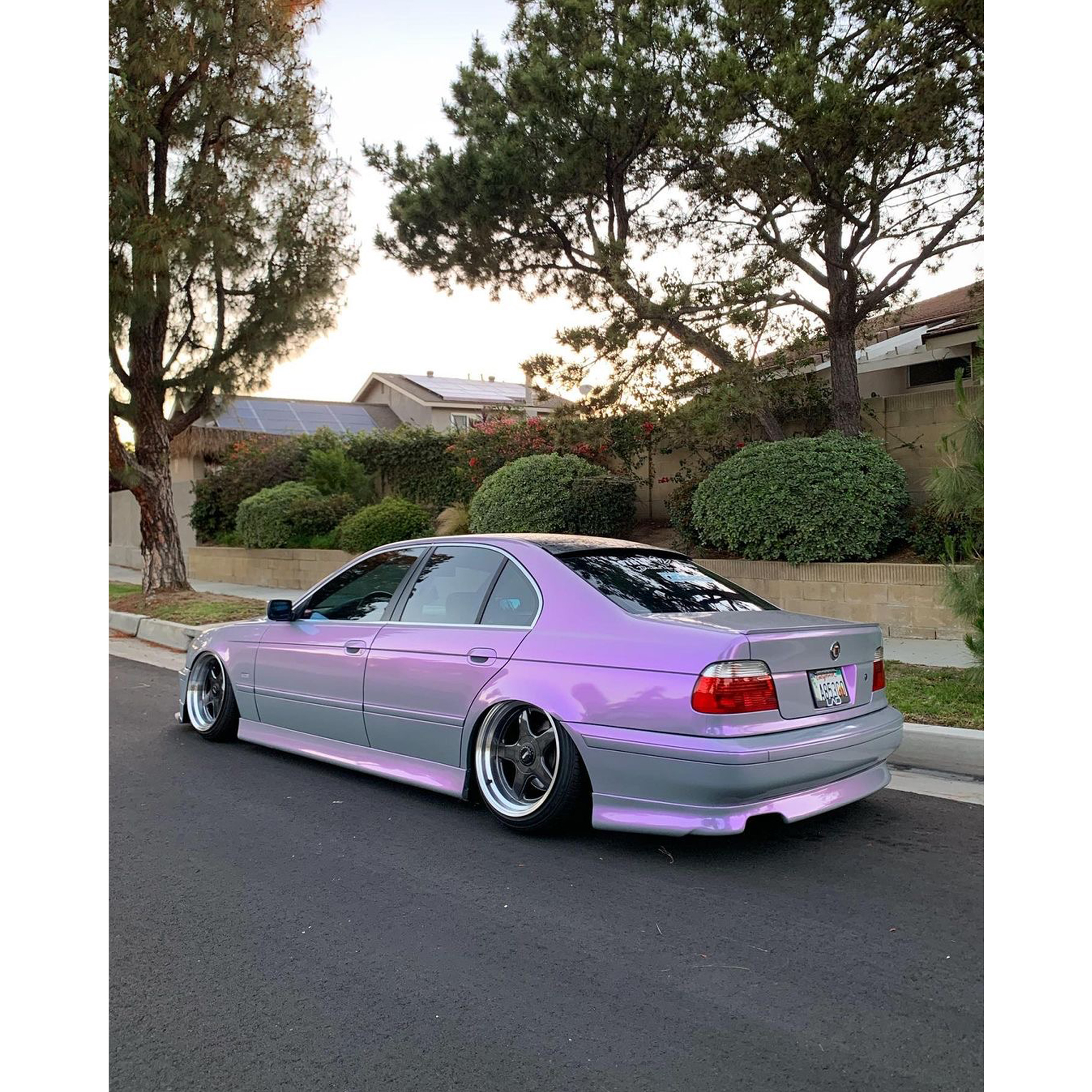 Vehicle application of Space Candy Gray to Purple