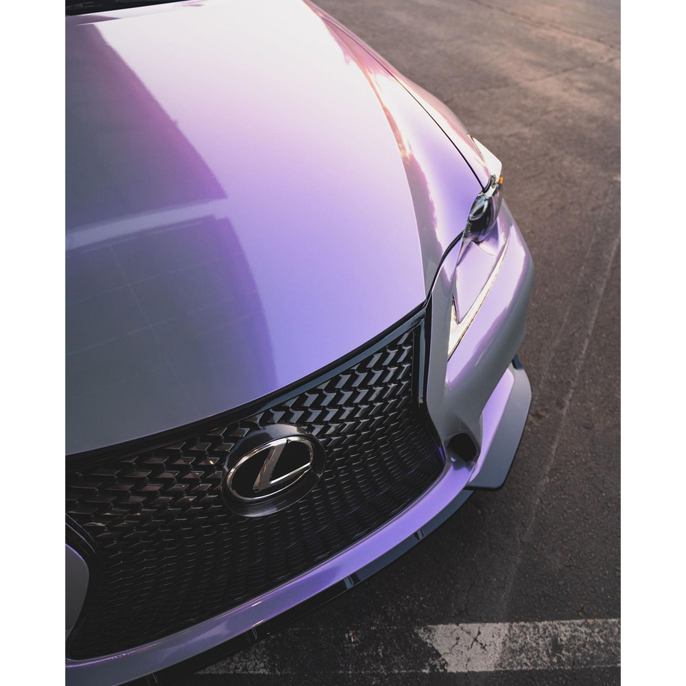 Vehicle application of Space Candy Gray to Purple