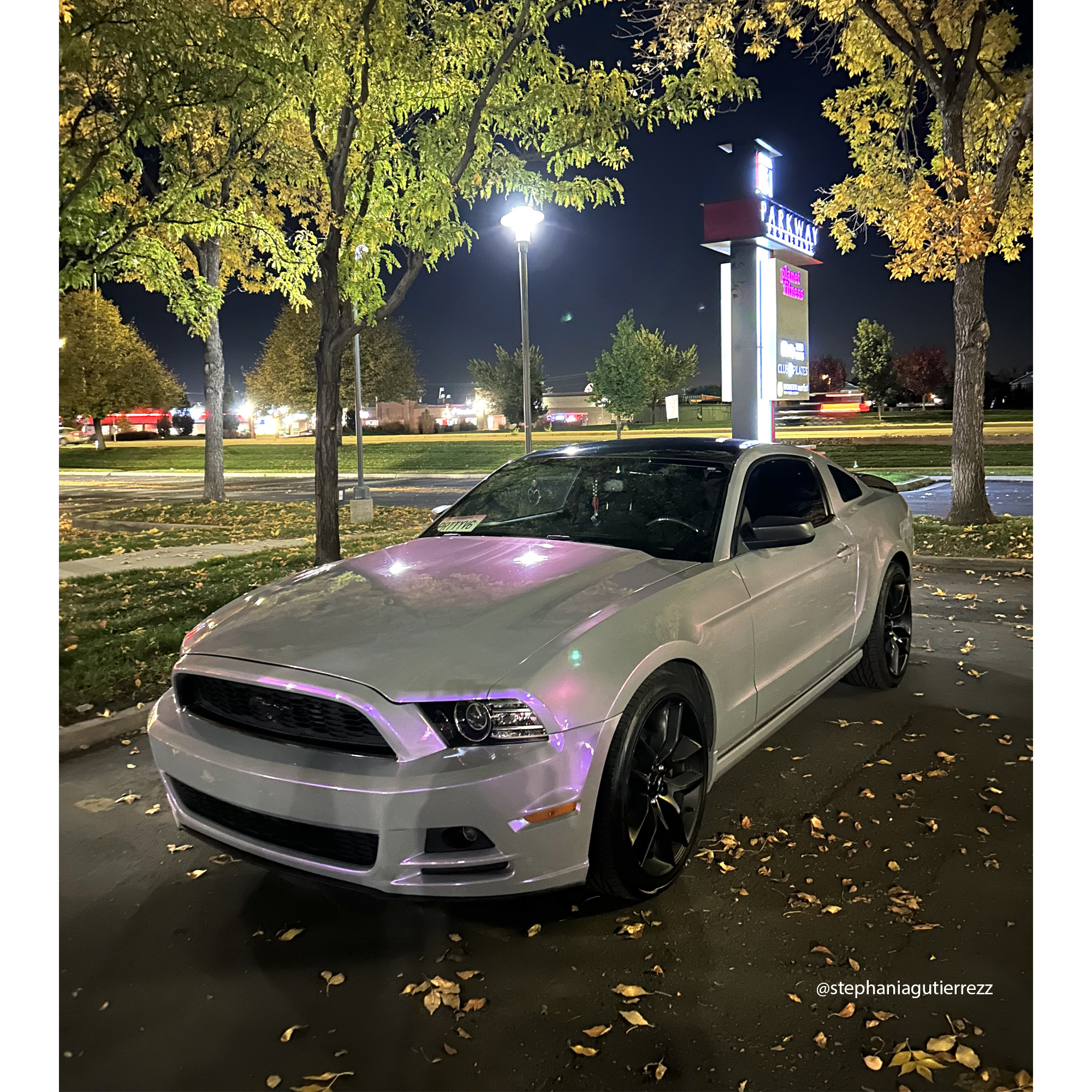 Vehicle application of Space Candy Gray to Purple