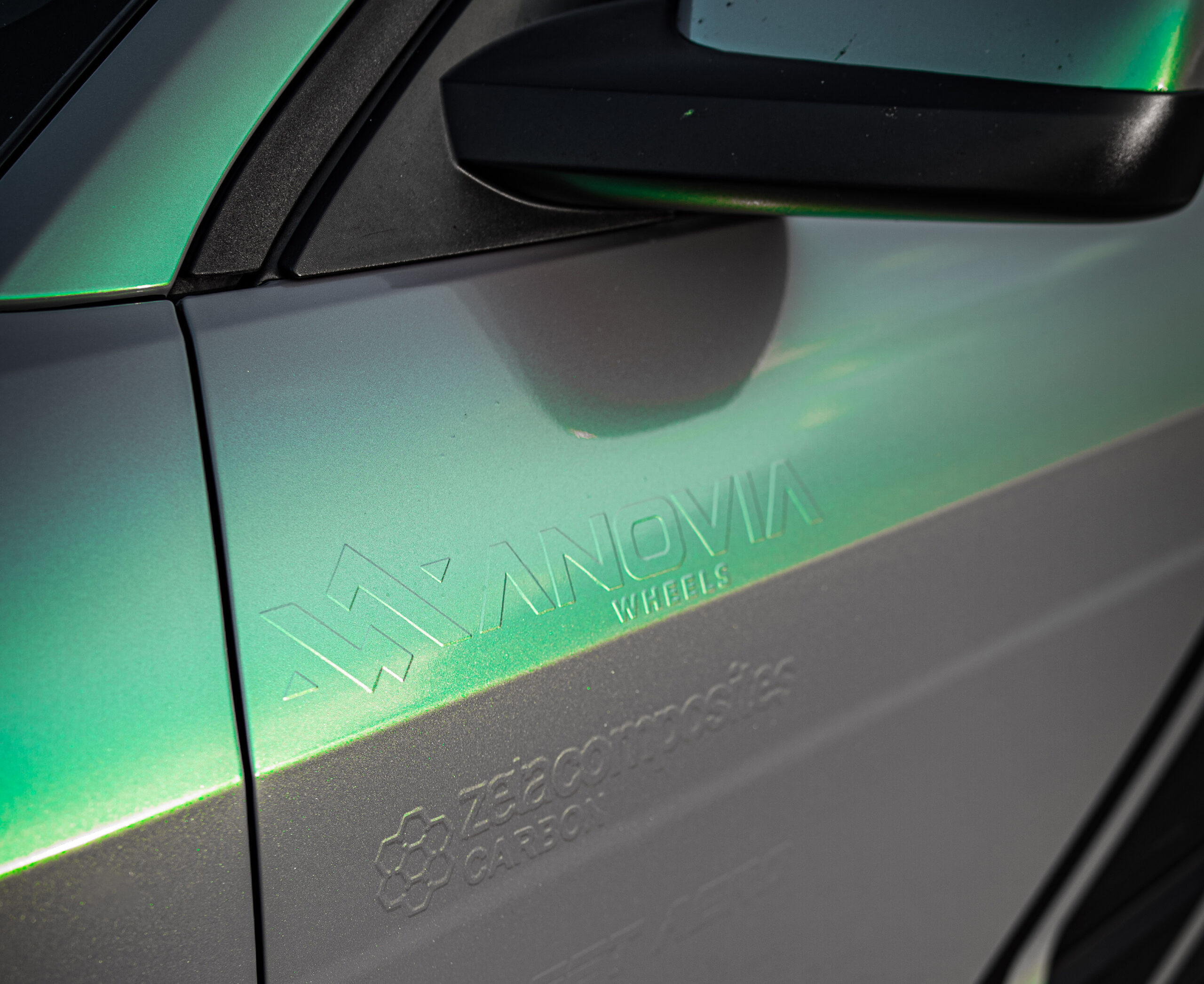 Vehicle application of Space Candy Sky Blue