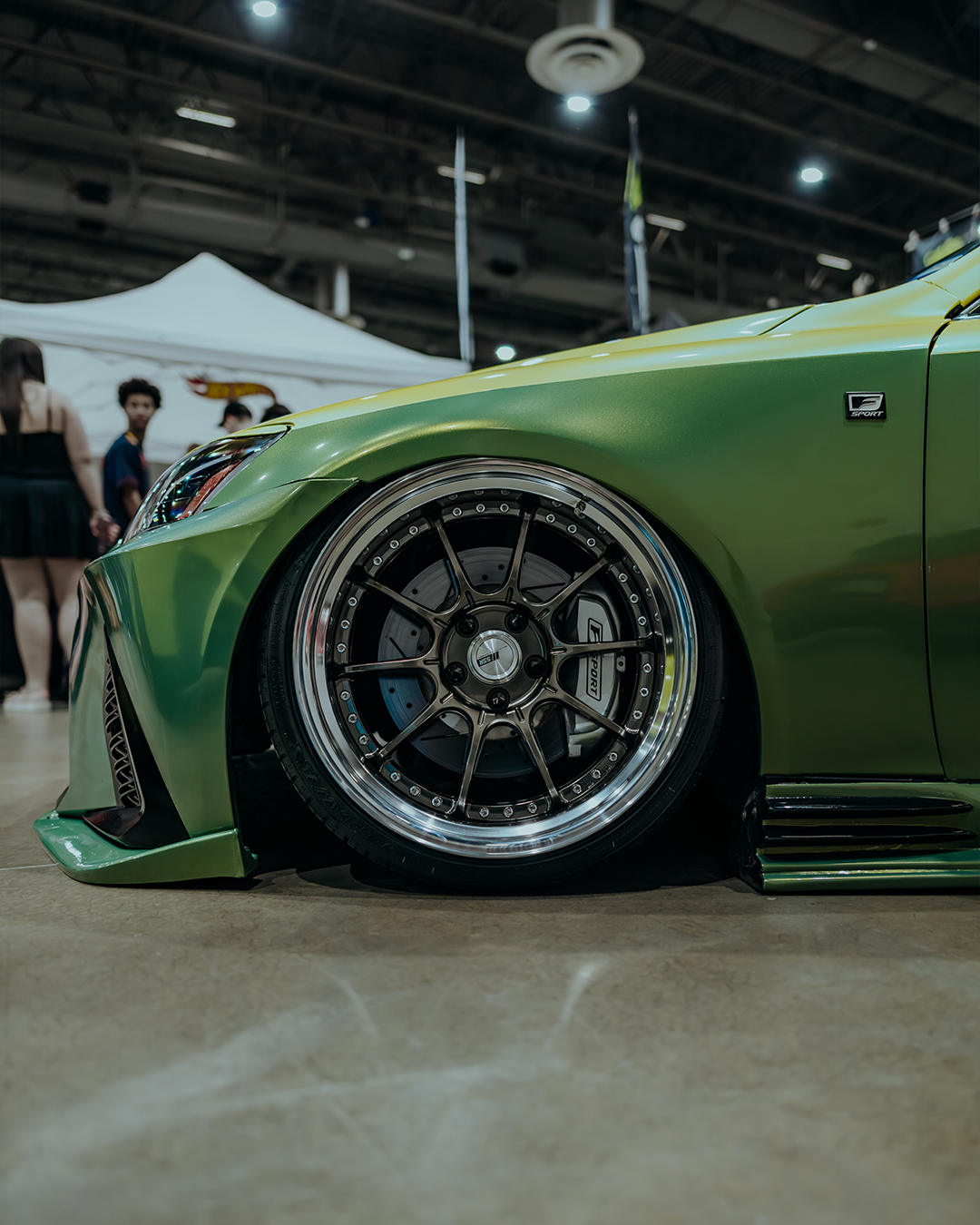 Vehicle application of Space Candy Emerald Green