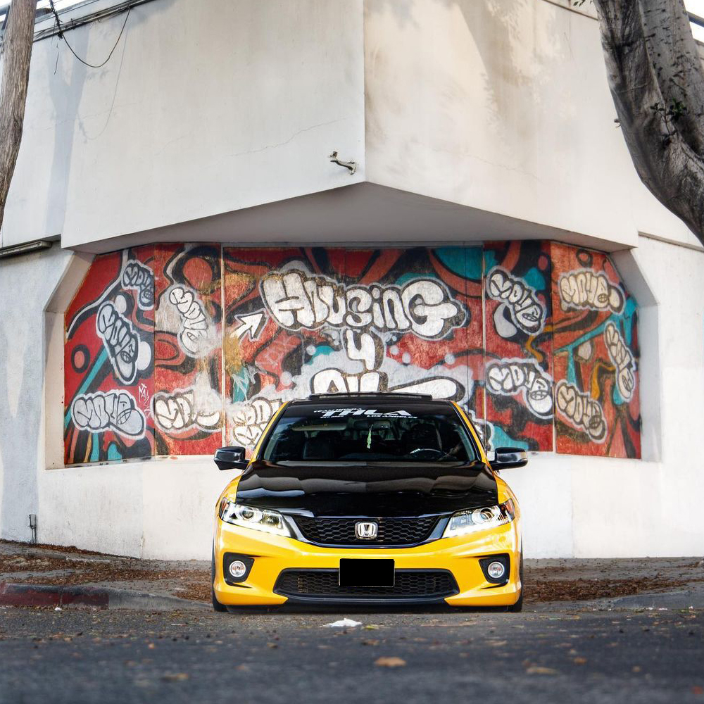 Vehicle application of Metal Paint Yellow