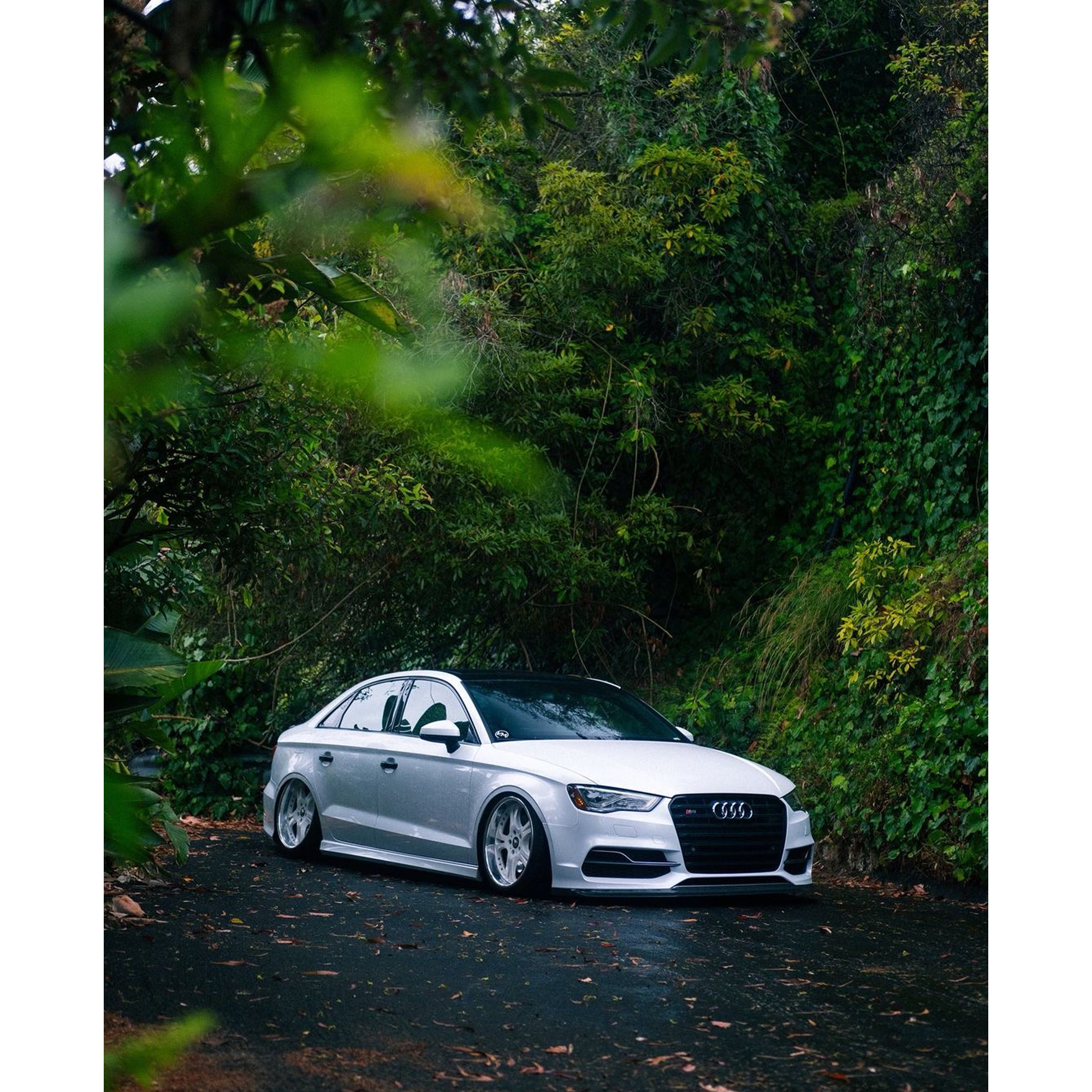 Vehicle application of Metal Paint White