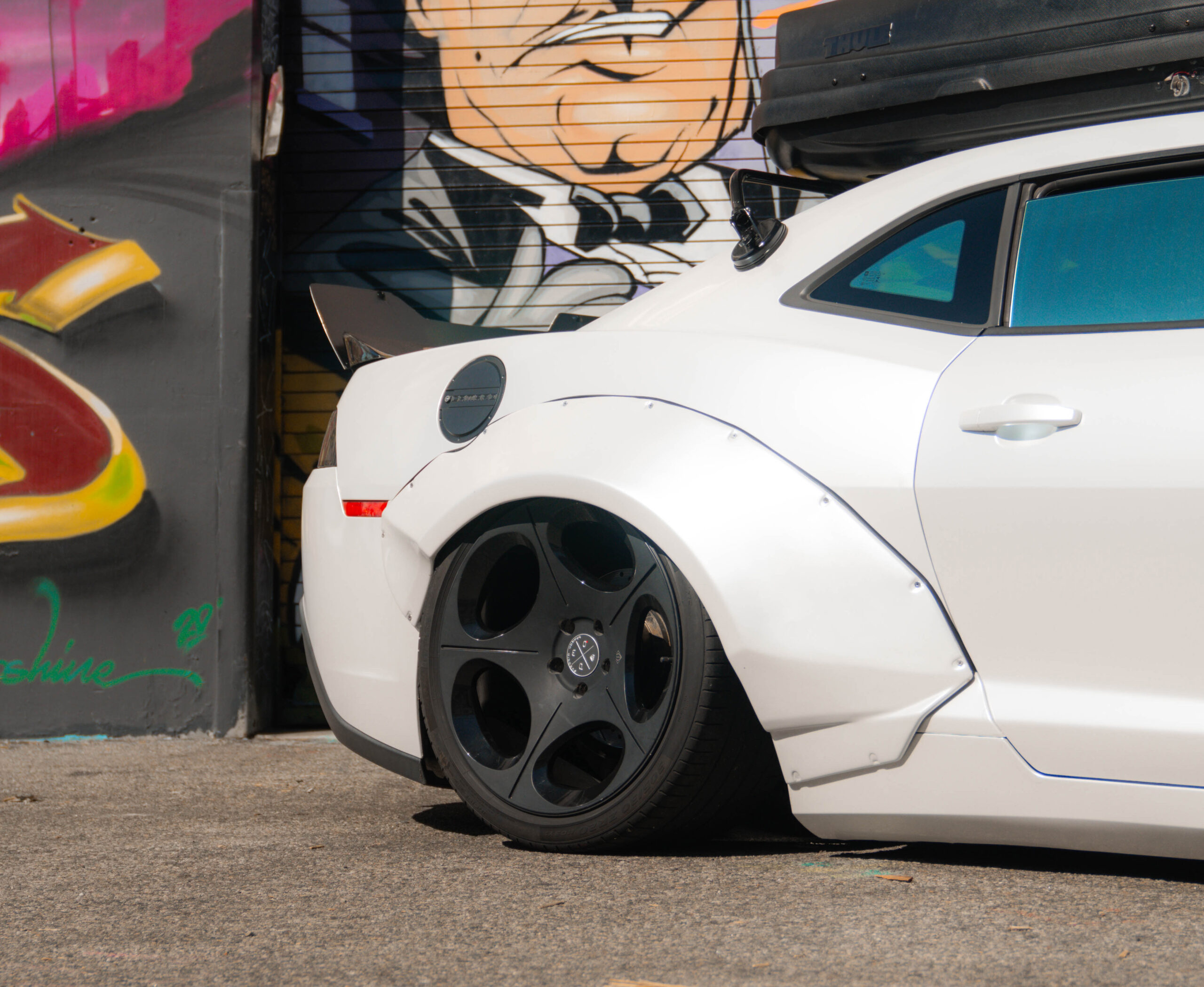 Vehicle application of Metal Paint White