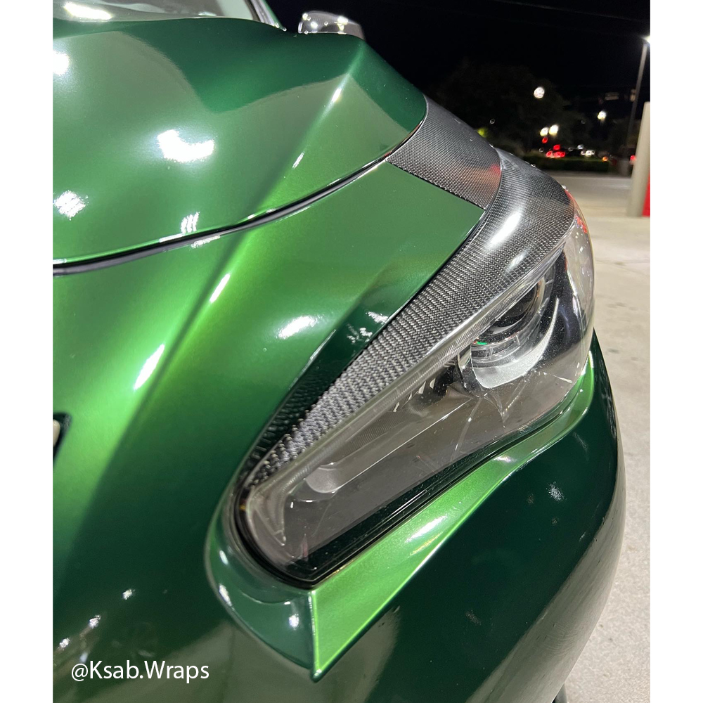 Vehicle application of Metal Paint Sonoma Green