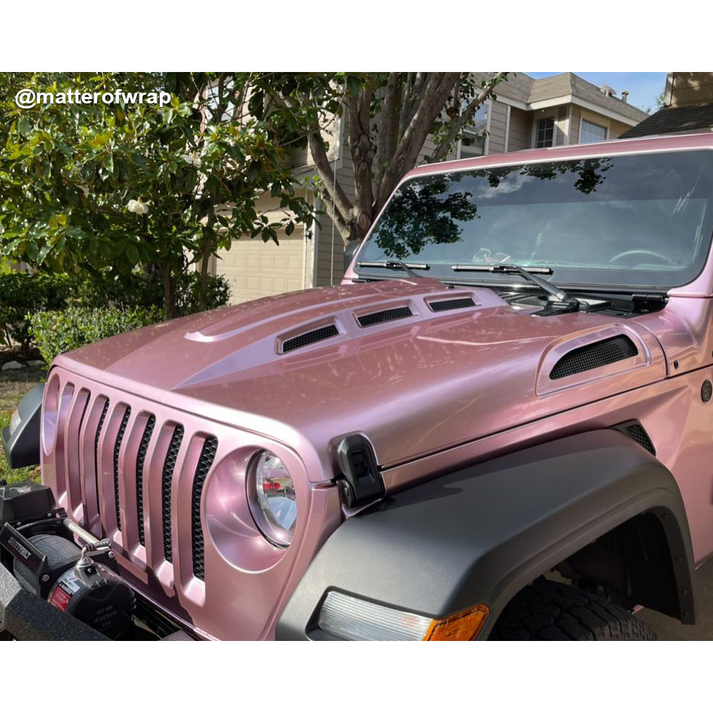 Vehicle application of Metal Paint Passion Pink