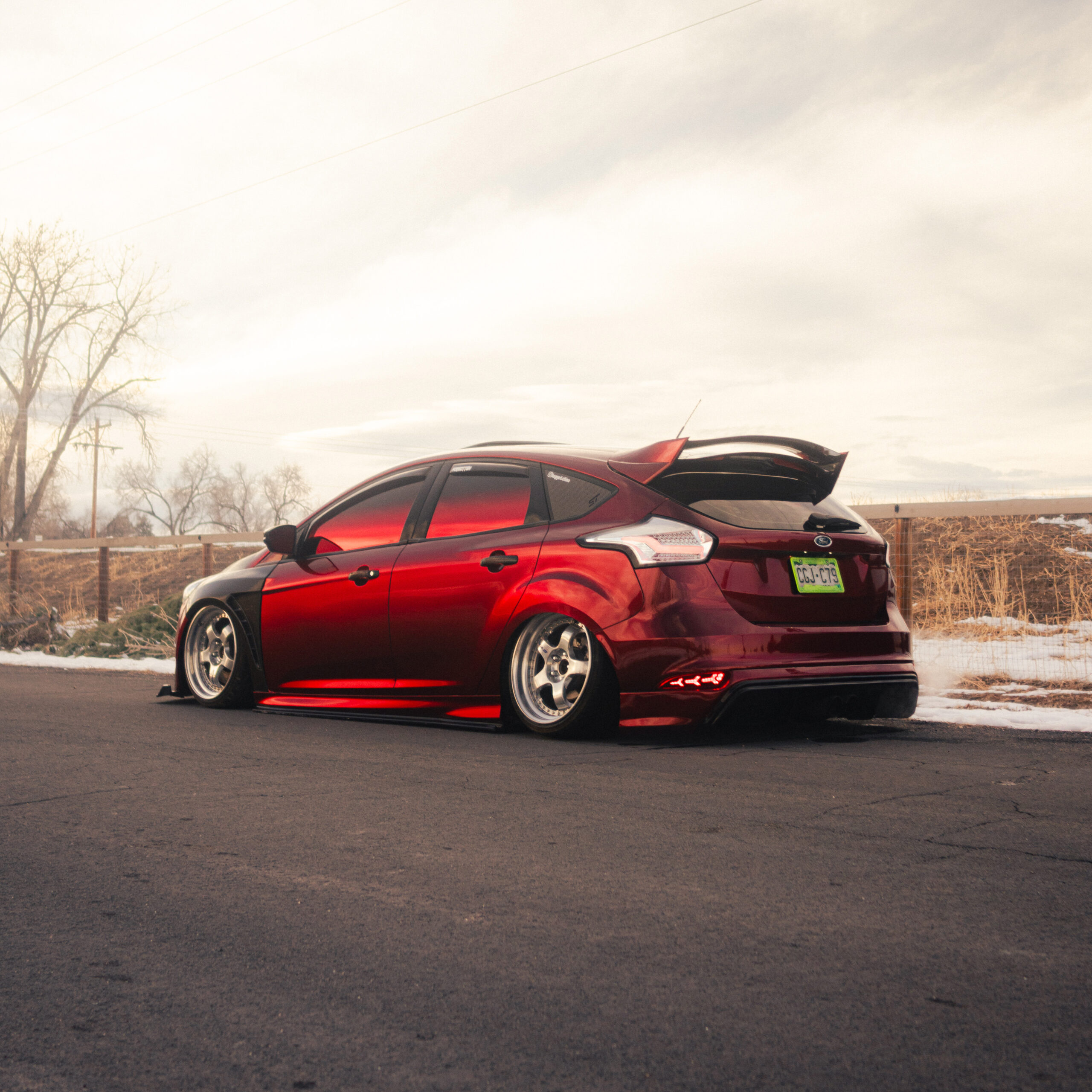 Vehicle application of Juicy Dragon Scale Red
