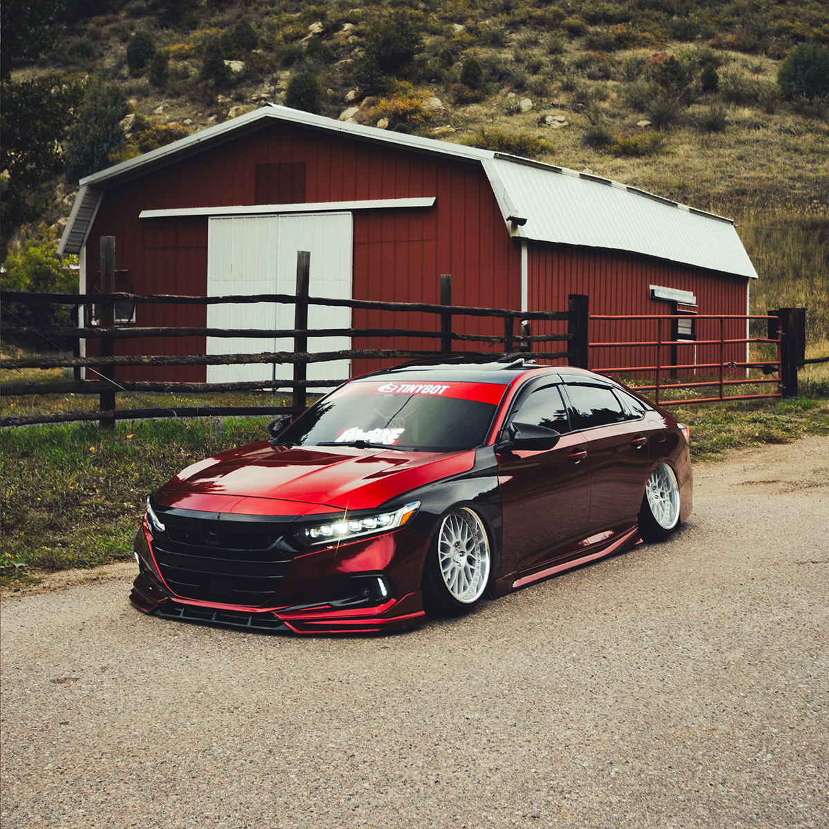 Vehicle application of Juicy Dragon Scale Red