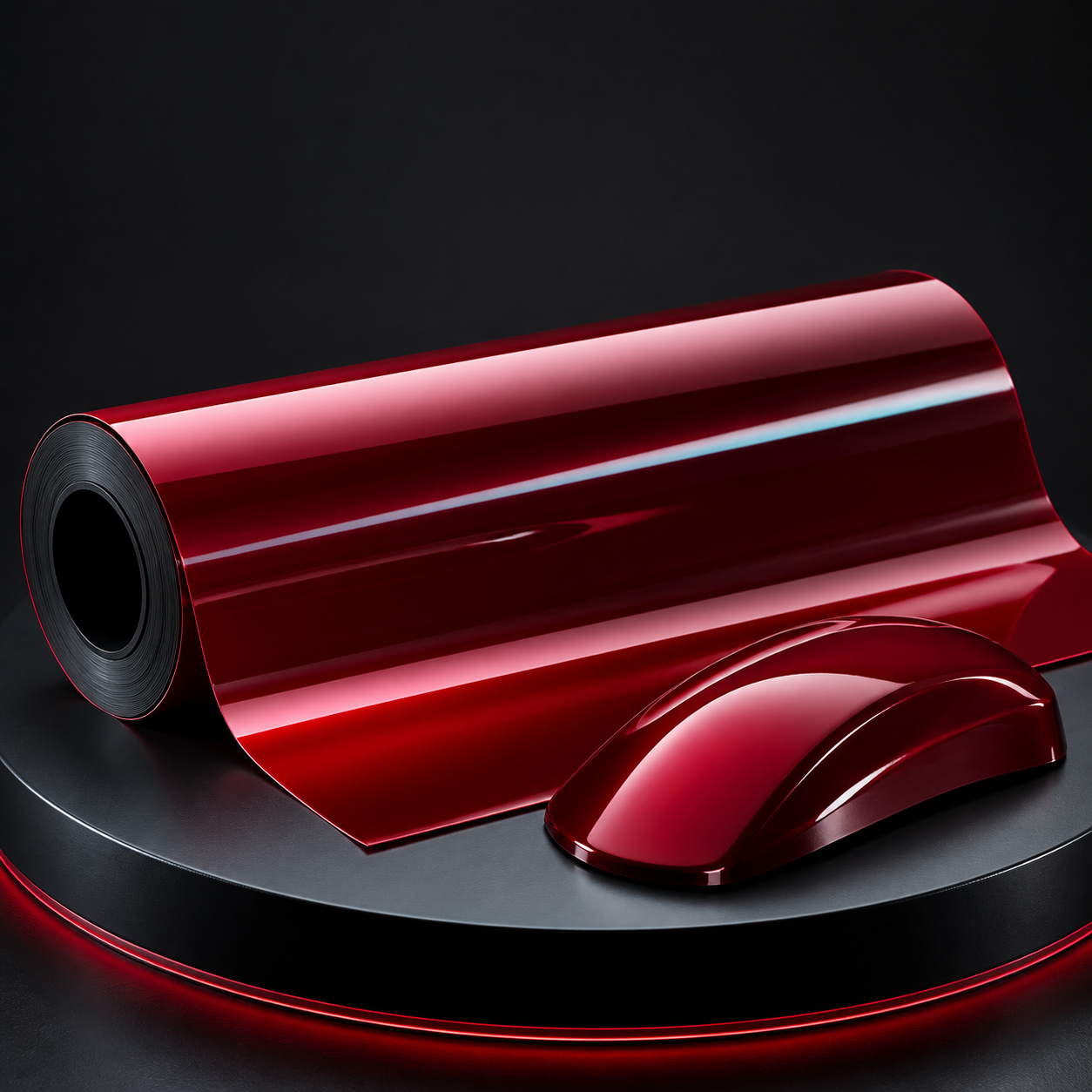 Aurora Red Color PPF — Demo