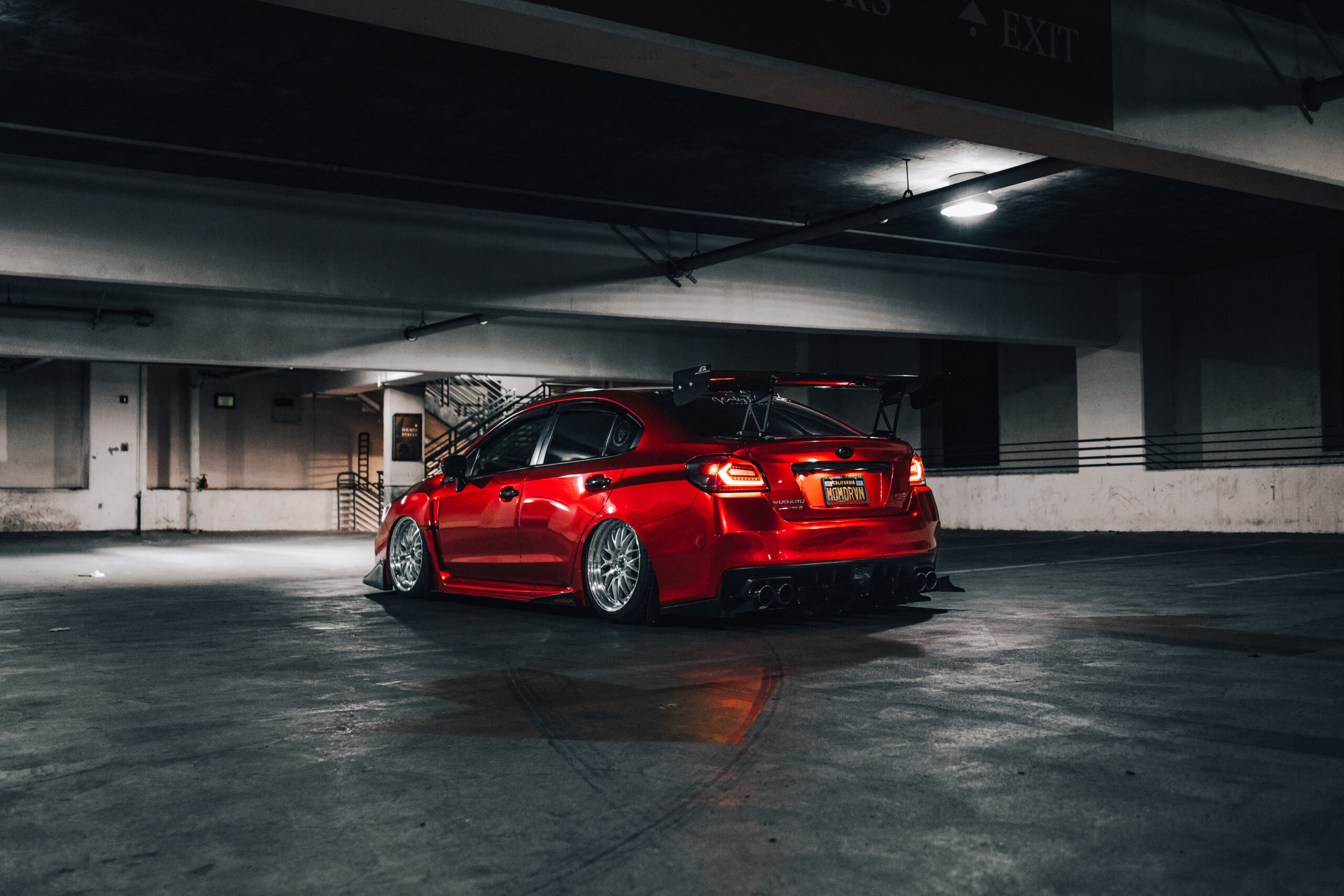 Vehicle application of Metal Paint Soul Red